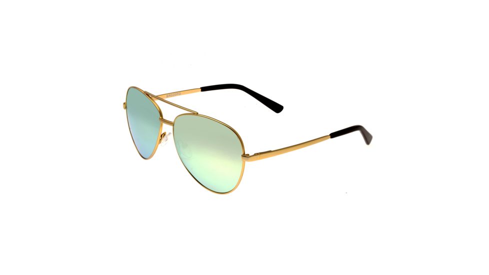 Bertha Bianca Womens Polarized Sunglasses, Gold/Celeste Gold BRSBR020G