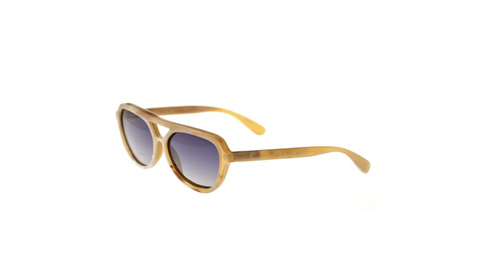 Bertha Brittany Single Vision Prescription Sunglasses, Vanilla Frame, BRSBR005ZCSV