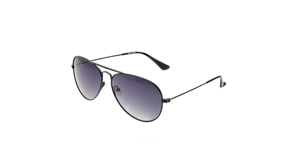 Bertha Brooke Polarized Sunglasses, Black / Black BRSBR018B