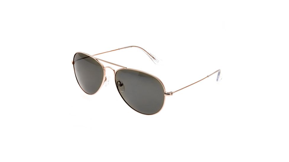 Bertha Brooke Polarized Sunglasses, Rose Gold / Brown BRSBR018W