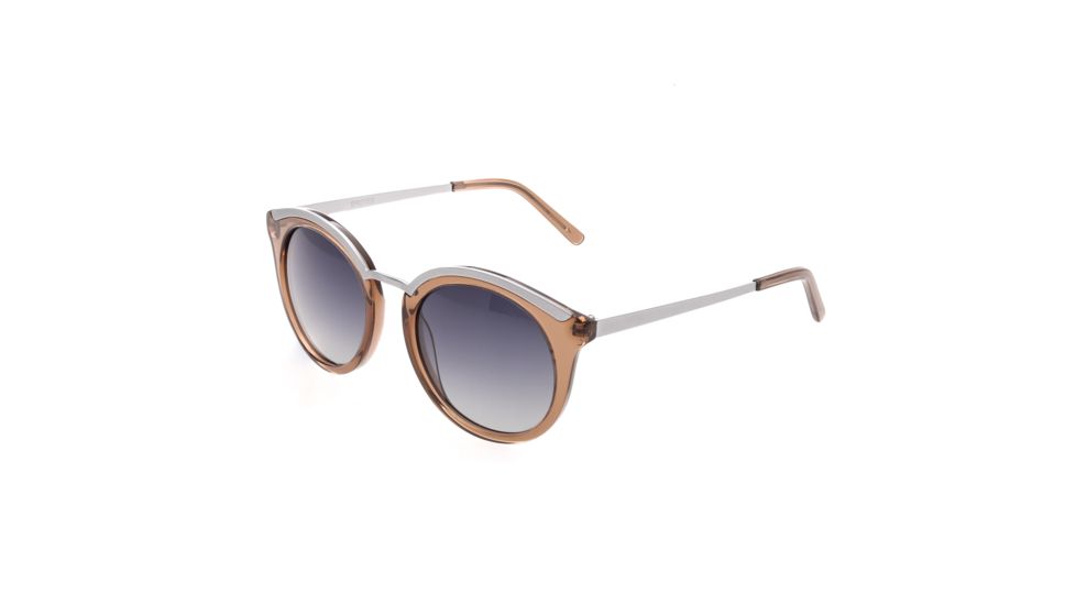 Bertha Caroline Polarized Sunglasses, Brown / Brown BRSBR015S