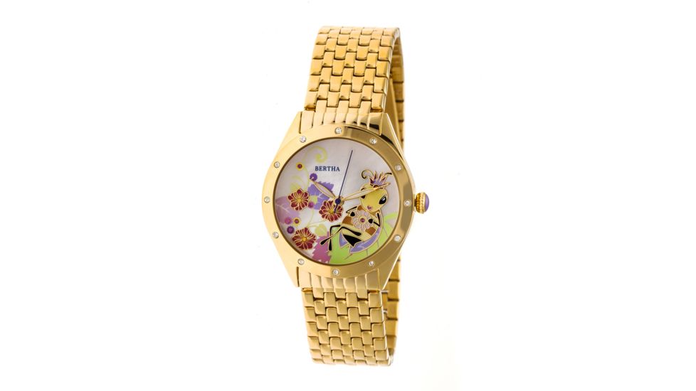 Bertha Ericka Bracelet Watch, Multicolor/Gold BTHBR7202