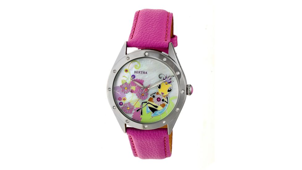 Bertha Ericka Bracelet Watch, Multicolor/Light Pink BTHBR7204