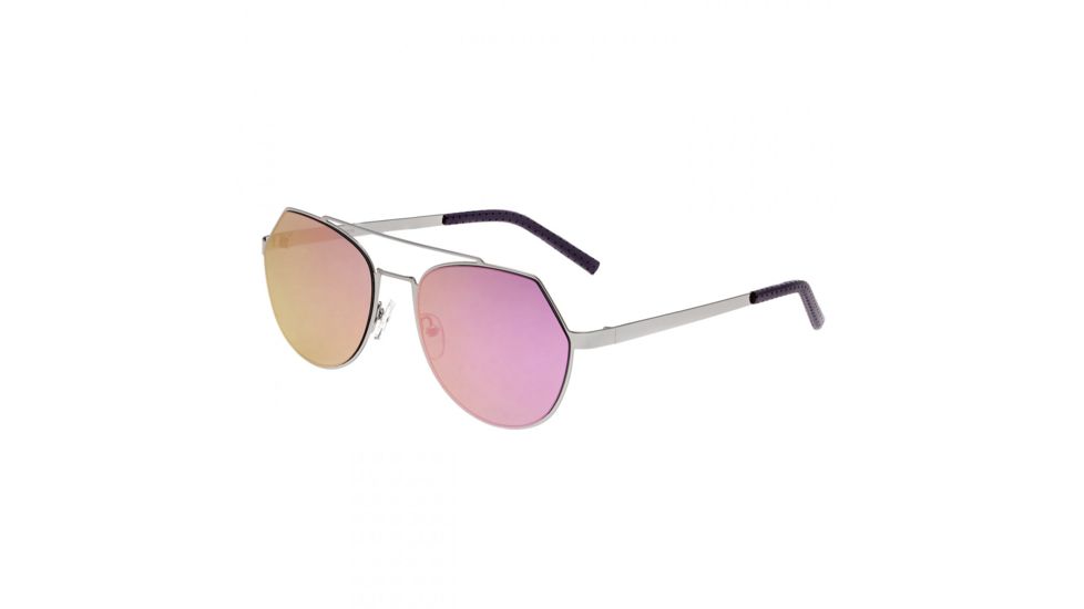 Bertha Hadley Sunglasses, Silver/Fuschia, One Size, BRSBR021S