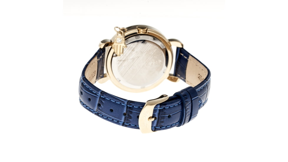 Ladies Hannah Watch,35mm,White Dial,Blue Leather Strap
