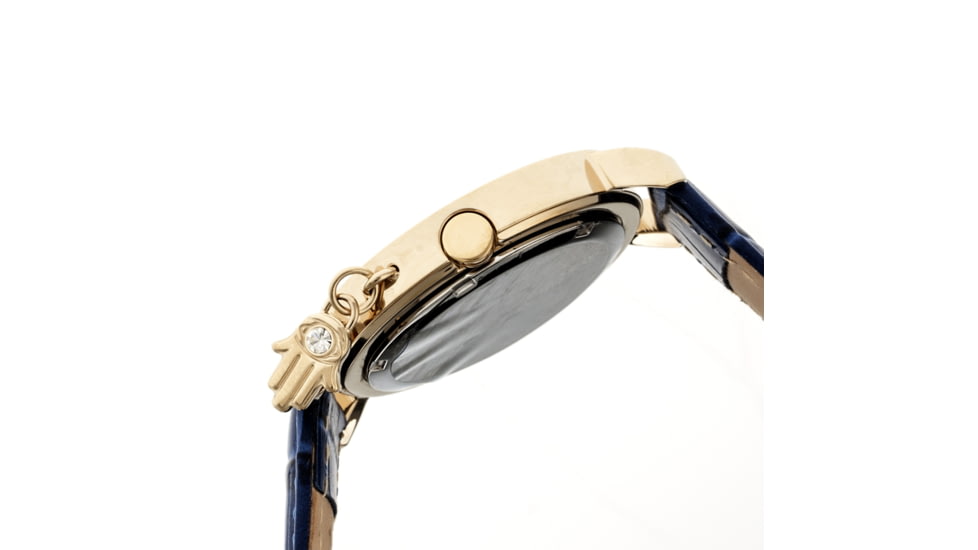 Ladies Hannah Watch,35mm,White Dial,Blue Leather Strap