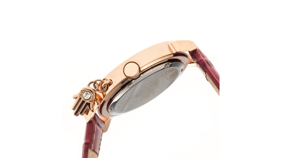 Ladies Hannah Watch,35mm,White Dial,Red Leather Strap