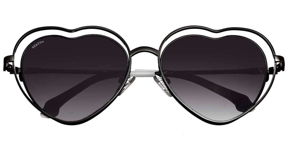 Bertha Lolita Handmade in Italy Sunglass - Womens, Black, One Size, BRSIT111-3