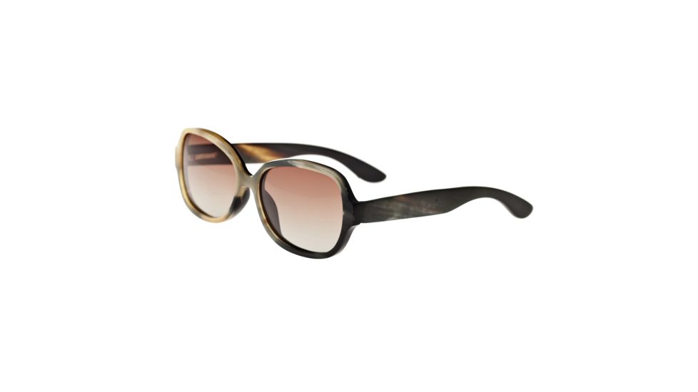 Bertha Payton Progressive Prescription Sunglasses, Honey/Black Frame, BRSBR002MCPR