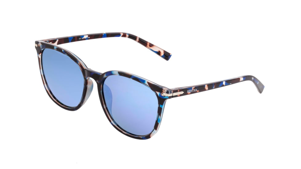Bertha Piper Polarized Sunglasses - Women's, Blue Tortoise/Blue, One Size, BRSBR039BL
