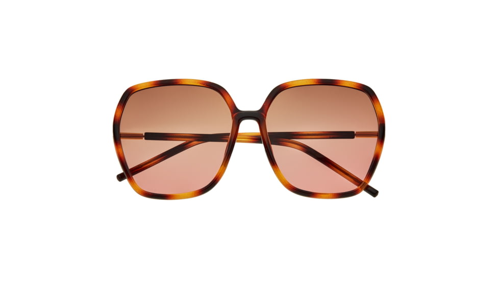 Bertha Priscilla Polarized Sunglasses - Womens, Tortoise Frame, Pink Lens, Tortoise/Pink, One Size, BRSBR055C3