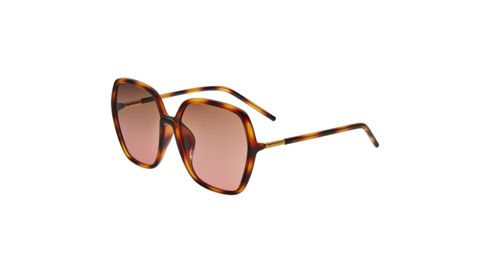 Bertha Priscilla Polarized Sunglasses - Womens, Tortoise Frame, Pink Lens, Tortoise/Pink, One Size, BRSBR055C3
