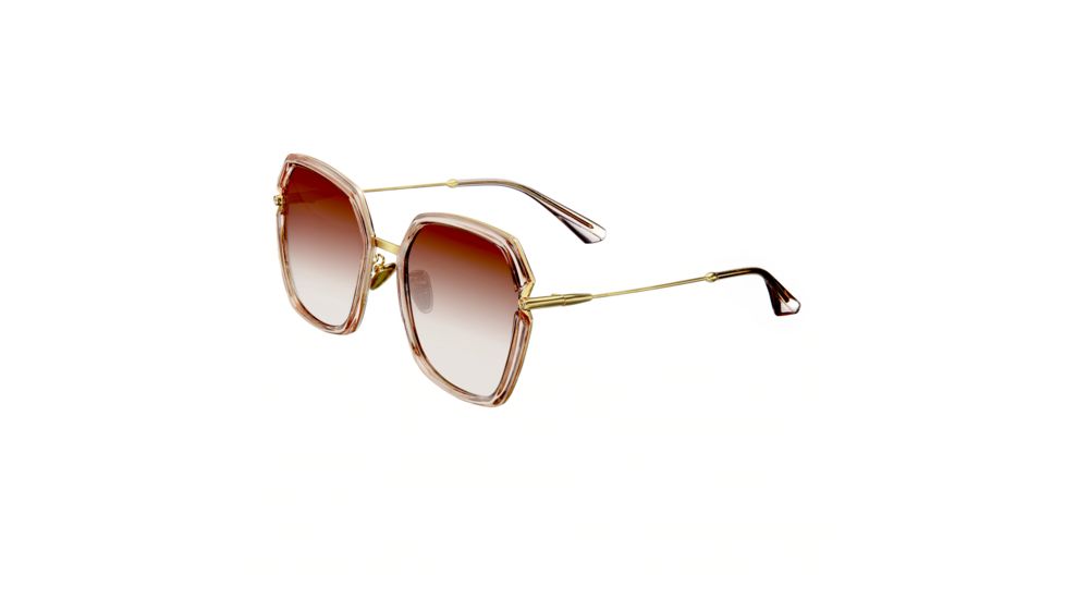 Bertha Teagan Polarized Sunglasses, Pink/Brown, One Size, BRSBR033BN