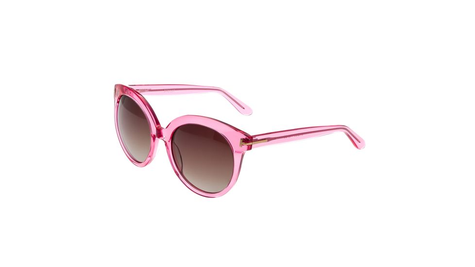 Bertha Violet Polarized Sunglasses, Pink / Brown BRSBR012P