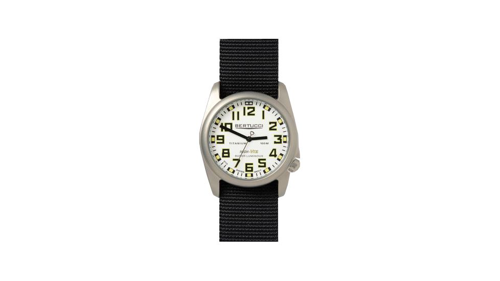 Bertucci Watches High-Viz Watch with Swiss super lume dial/titanium case, 44mm 13439