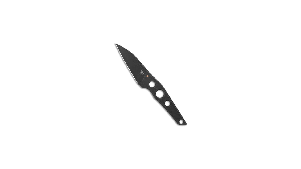 Bestech Knives Bestech Knives VK-CORE Fixed Blade Knife Black Steel 3.2" Black SW BFK05B, Black, Sandvik 14C28N, adult, BHQ-195702