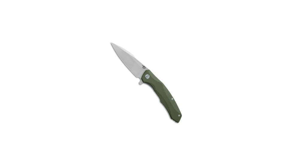 Bestech Knives Bestech Knives Warwolf Liner Lock Knife Green G-10 3.5" Satin, Green, D2, adult, BHQ-76804