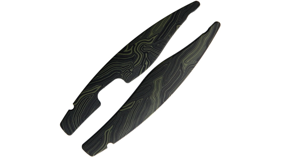 Bestech Knives Predator Handle Inlay G10, Black and green G10 handle inlay for Predator mode, BT1706 INLAY MIXED G10