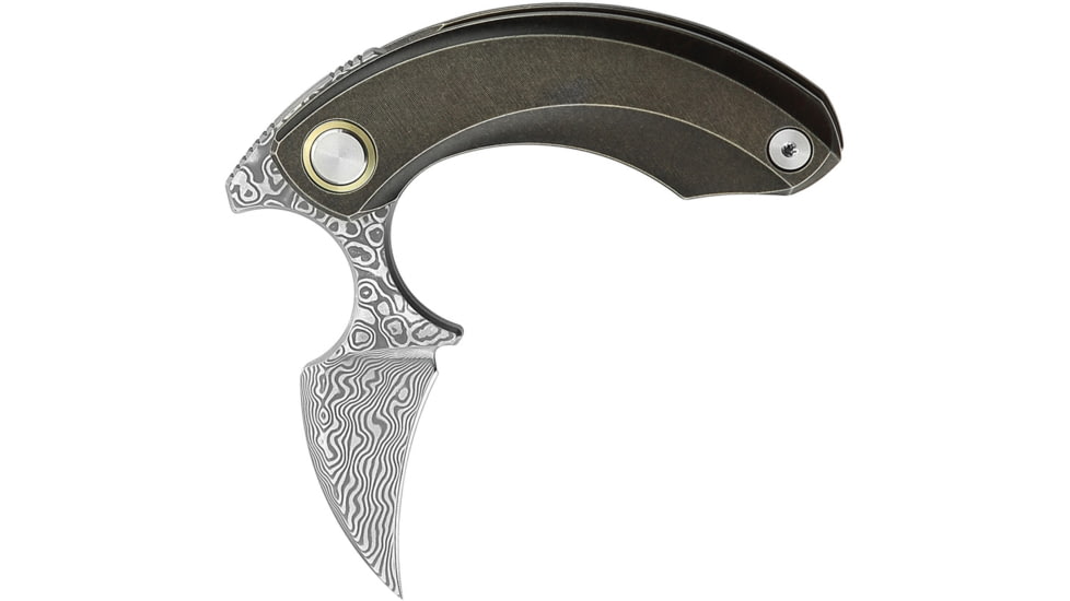 Bestech Knives Strelit Framelock Damascus/Brz