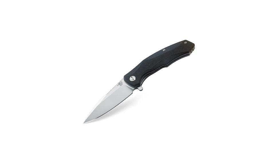 Bestech Knives Warwolf BG04A 3.5 in Plain Edge Folding Blade, Black G10 Handle 4015842