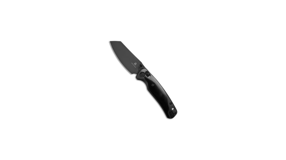 Bestechman Bestechman Cicadas Wing Bar Lock Knife Mirror Finish/DLC SS 3.15" Mirror DLC, Black, 10Cr15MoV, adult, BHQ-227395