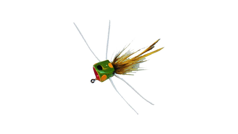 Betts 07-10 Frugal Frog Fly Popper, Assorted, Size 10, 44752