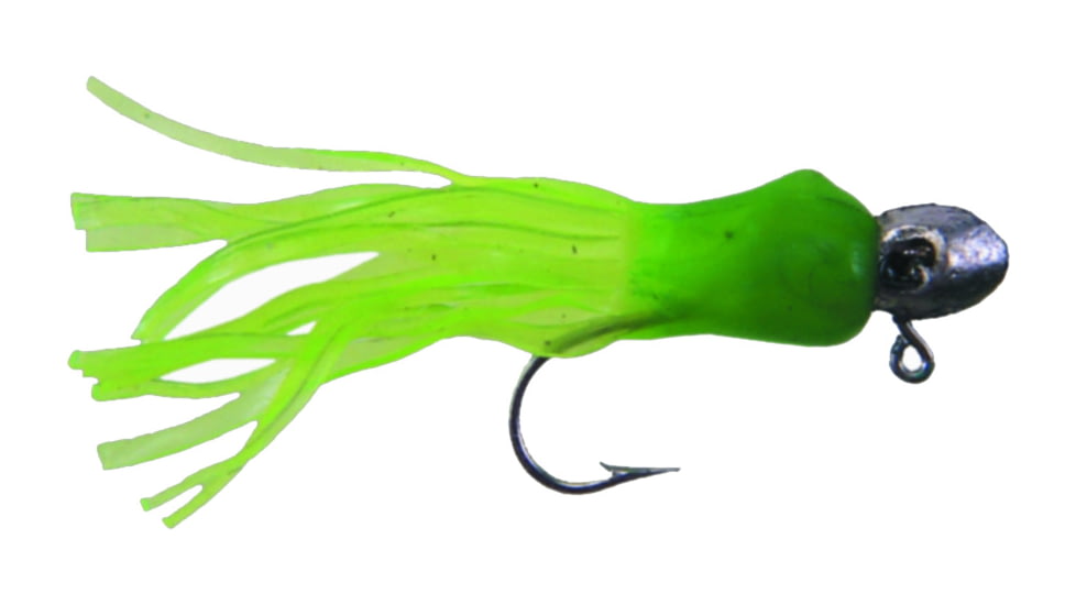 Betts Krinkle Jig, 1/32 oz Green/Chartreuse, 3/Pack, 58-3-8