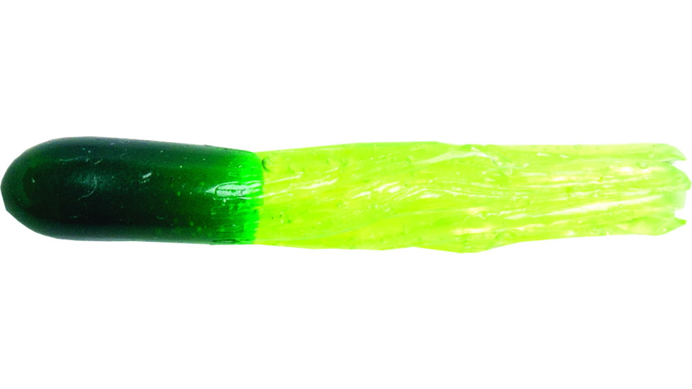 Betts Mini Tube Tail Tube, 20 Pack, 1.5in, Green/Chartreuse, 56-20-8