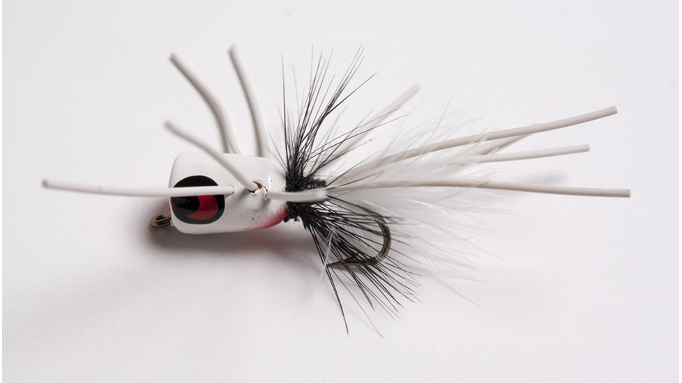Betts Pop n Hot Fly Popper, White, Size 8, 1201-8-1