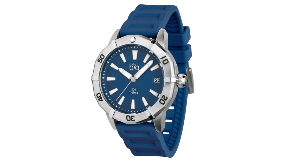 Bia Rosie Dive Watches, Dark Blue Dial, Blue Strap, Steel, One Size, B2004