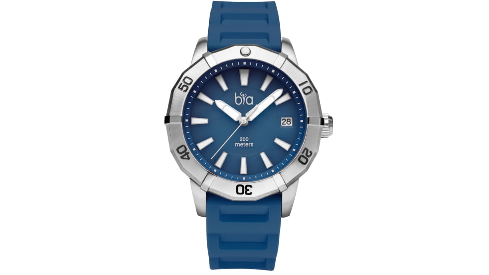Bia Rosie Dive Watches, Dark Blue Dial, Blue Strap, Steel, One Size, B2004