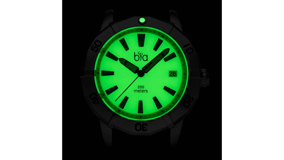 Bia Rosie Dive Watches, Green Dial, Green Strap, Steel, One Size, B2008