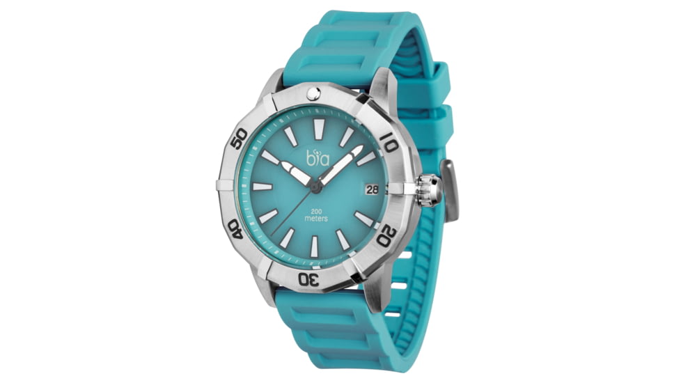 Bia Rosie Dive Watches, Light Blue Dial, Blue Strap, Steel, One Size, B2006