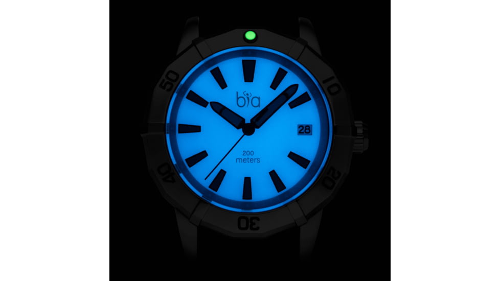 Bia Rosie Dive Watches, Light Blue Dial, Blue Strap, Steel, One Size, B2006