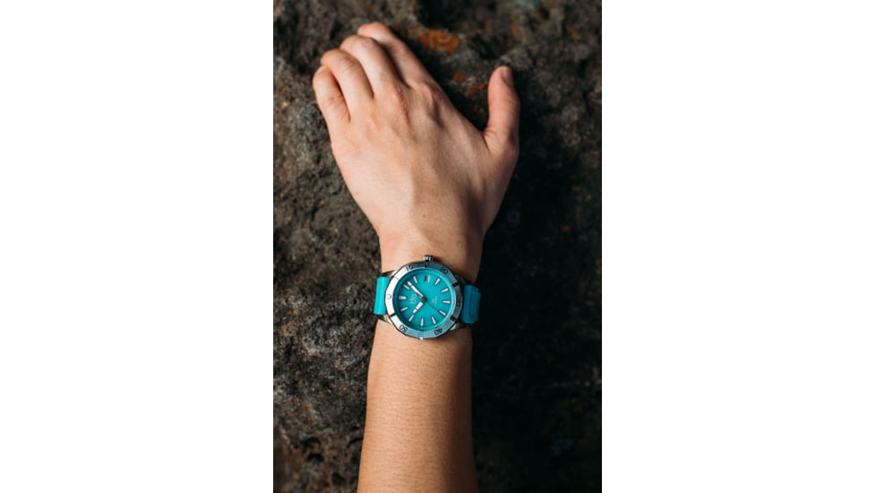 Bia Rosie Dive Watches, Light Blue Dial, Blue Strap, Steel, One Size, B2006