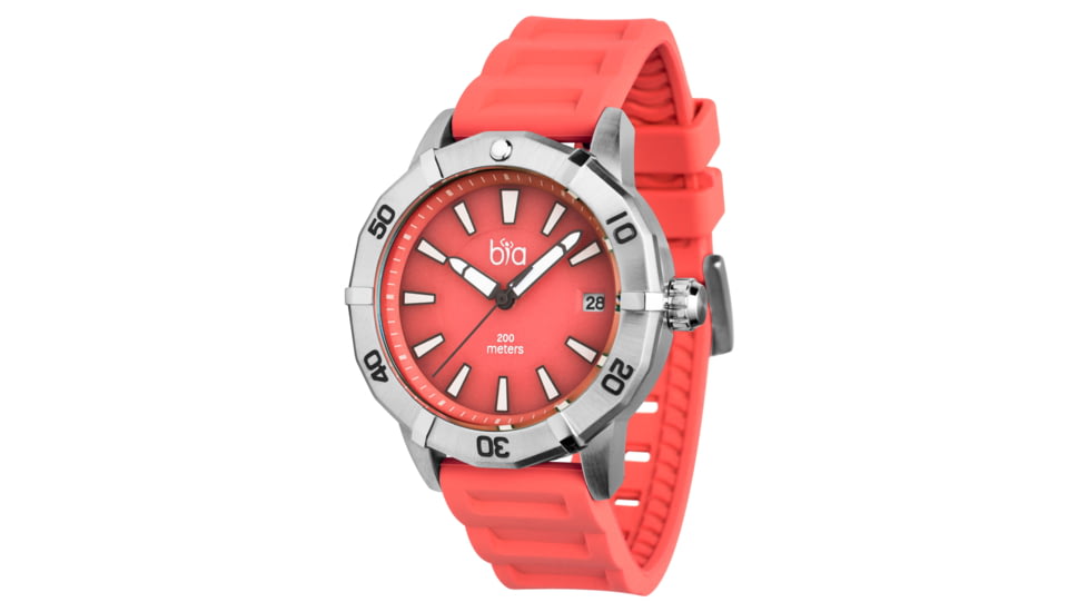 Bia Rosie Dive Watches, Pink Dial, Pink Strap, Steel, One Size, B2010