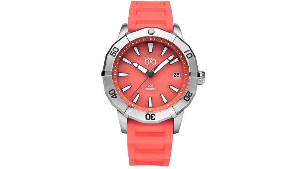 Bia Rosie Dive Watches, Pink Dial, Pink Strap, Steel, One Size, B2010