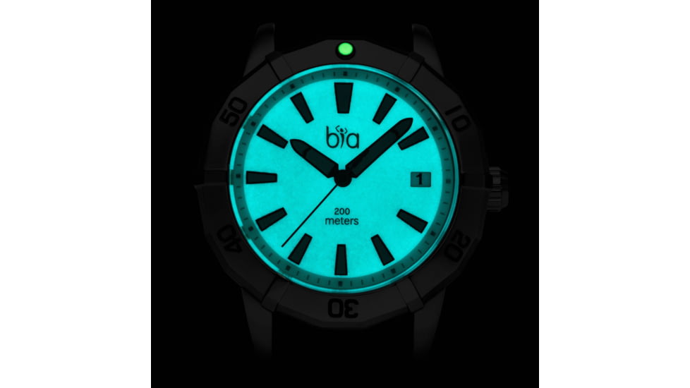 Bia Rosie Dive Watches, White Dial, White Strap, Steel, One Size, B2012