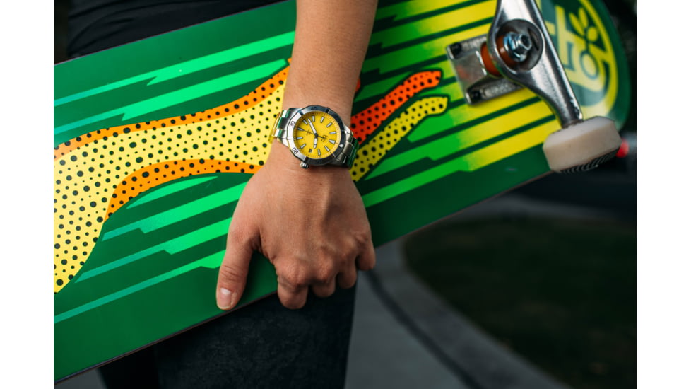 Bia Rosie Dive Watches, Yellow Dial, Ss Link Bracelet, Steel, One Size, B2013