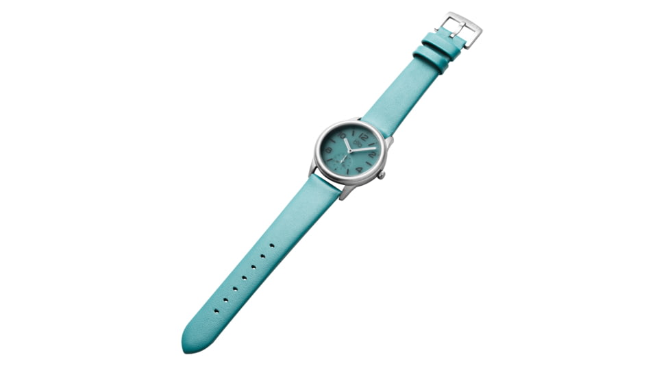Bia Suffragette Watches, Aqua Dial, Aqua Strap, Steel, One Size, B1010