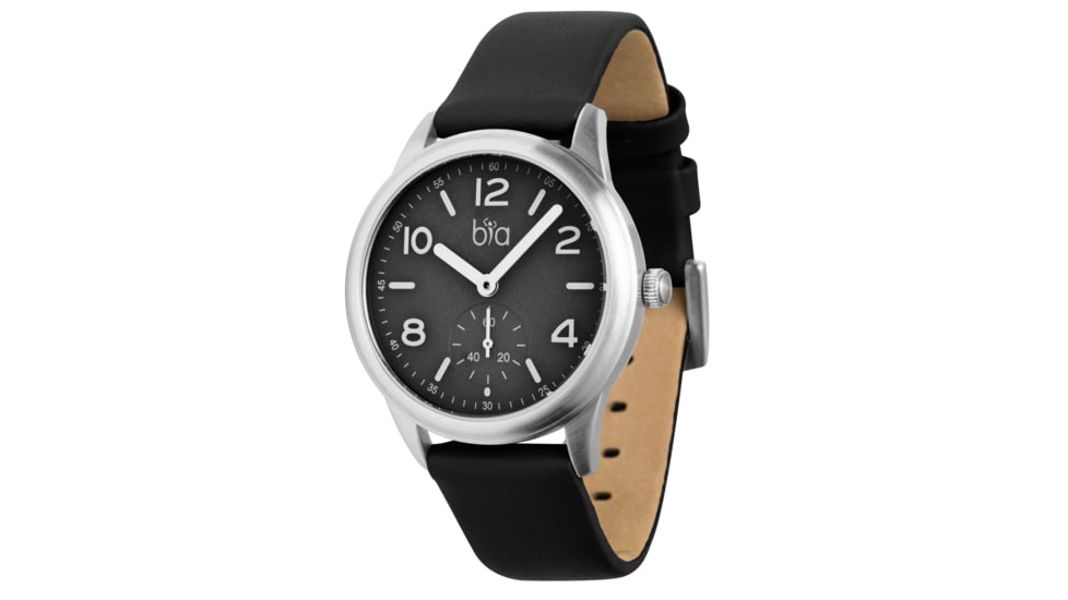 Bia Suffragette Watches, Black Dial, Black Strap, Steel, One Size, B1002