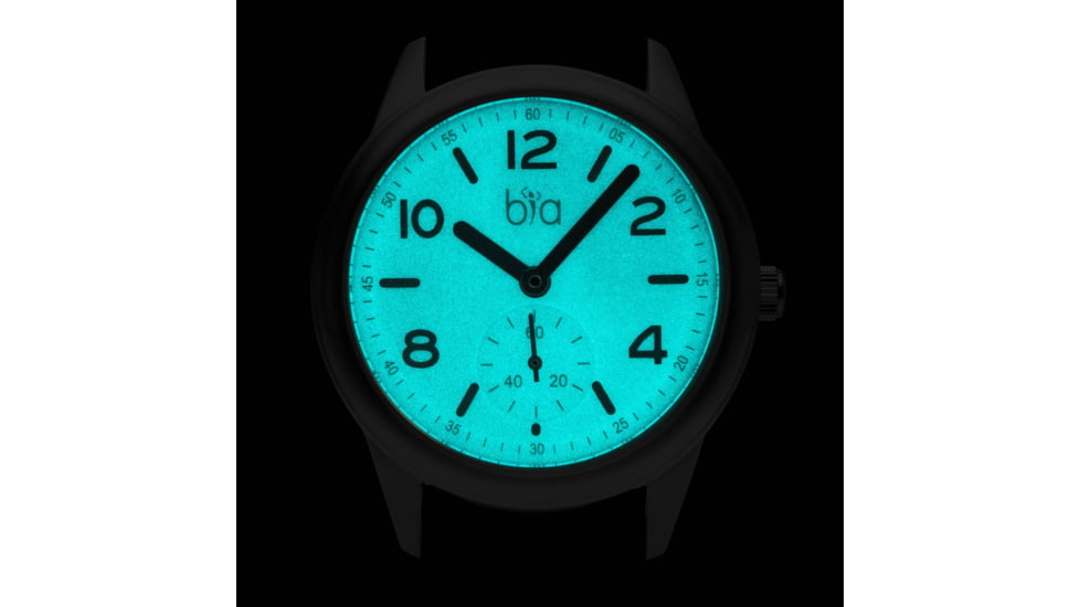 Bia Suffragette Watches, Black Dial, Black Strap, Steel, One Size, B1002