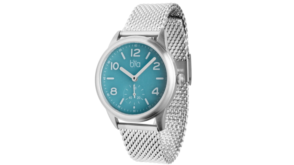 Bia Suffragette Watches, Blue Dial, Ss Mesh Bracelet, Steel, One Size, B1012