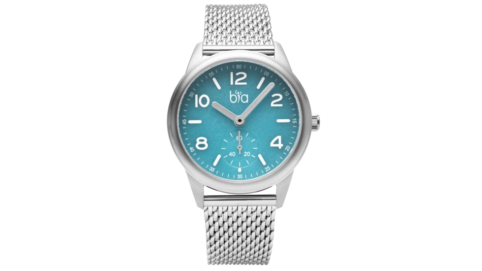Bia Suffragette Watches, Blue Dial, Ss Mesh Bracelet, Steel, One Size, B1012