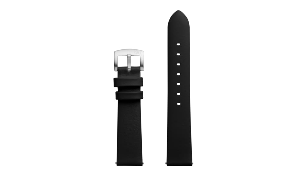 Bia Suffragette Watches, Ivory Dial, Black Strap, Steel, One Size, B1019