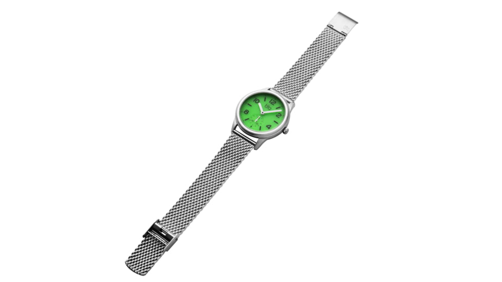 Bia Suffragette Watches, Green Dial, Ss Mesh Bracelet, Steel, One Size, B1006