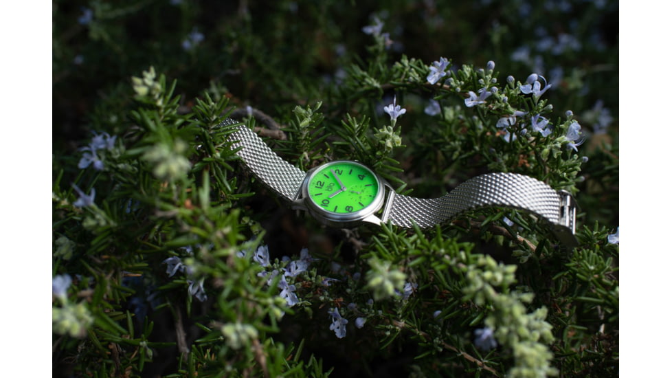 Bia Suffragette Watches, Green Dial, Ss Mesh Bracelet, Steel, One Size, B1006
