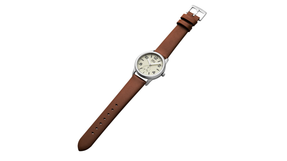 Bia Suffragette Watches, Ivory Dial, Brown Strap, Steel, One Size, B1020