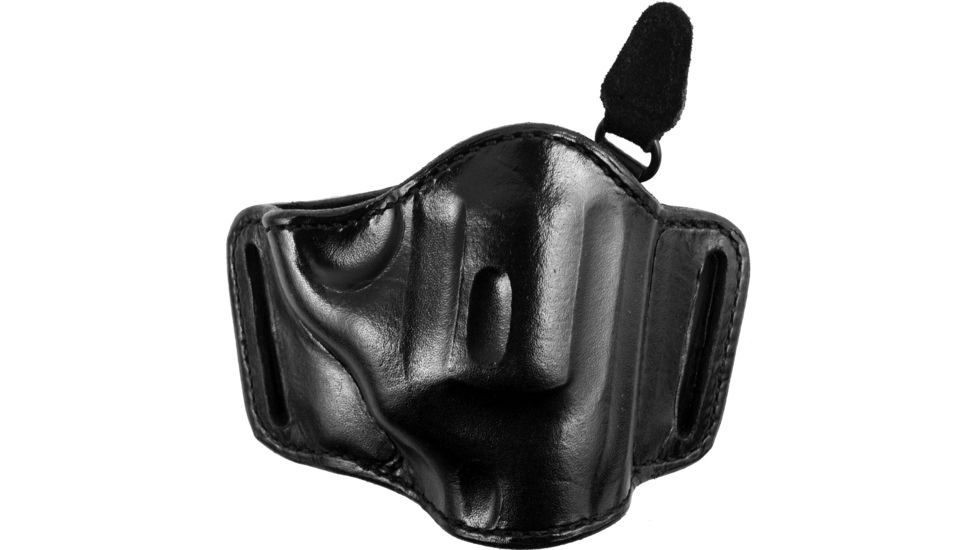 Bianchi 105 Minimalist with Slots Holster, Plain Black, Right Hand - S&amp;W 36/38, Ruger SP101 2in BBL &amp; Similar 