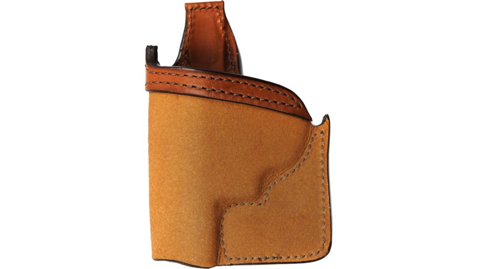 Bianchi 152 Pocket Piece Holster, Plain Tan, Left Hand - S&amp;W 36, 640 - 25201